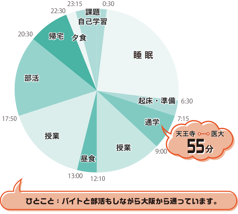 1日のスケジュール